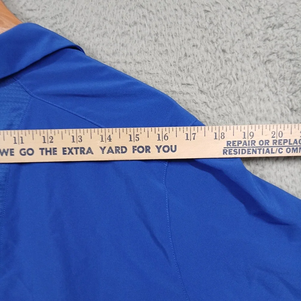 Adidas HG7477‎ Short Sleeve Performance Polo Shirt Mens XLT Blue EUC